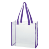 Clear Tote Bag-Purple