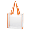 Clear Tote Bag-Orange