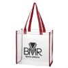 Clear Tote Bag-Red