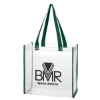Clear Tote Bag-Forest Green