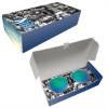 Color Mirrored Aviator Sunglasses Optional Box