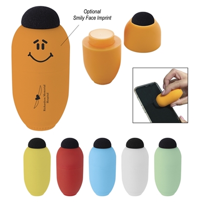 Show details for Egg Shaped Lip Moisturizer With Microfiber Top Promotional-9283