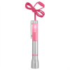 Promotional-Flashlight with Light-Up Pen Silver/Pink Trim1532