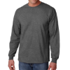 Gildan Adult Ultra Cotton Long-Sleeve T-Shirt Dark Heather