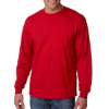 Gildan Adult Ultra Cotton Long-Sleeve T-Shirt Red