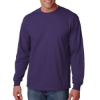 Gildan Adult Ultra Cotton Long-Sleeve T-Shirt Purple
