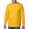 Gildan Adult Ultra Cotton Long-Sleeve T-Shirt Gold