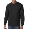 Gildan Adult Ultra Cotton Long-Sleeve T-Shirt Black