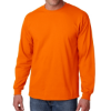 Gildan Adult Ultra Cotton Long-Sleeve T-Shirt Safety Orange