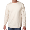 Gildan Adult Ultra Cotton Long-Sleeve T-Shirt Natural