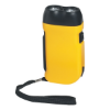 Hand Squeeze Flashlight With Wrist Strap Yellow/Black Trim