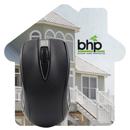 Show details for House Shaped Dye Sublimated Computer Mouse Pad Promotional-MOUSE-PAD-HSE