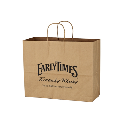 Kraft Paper Brown Shopping Bag - 16" x 12-1/2" Kraft Paper Brown Shopping Bag - 16" x 12-1/2"