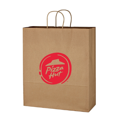 Kraft Paper Brown Shopping Bag - 16" x 19" Kraft Paper Brown Shopping Bag - 16" x 19"