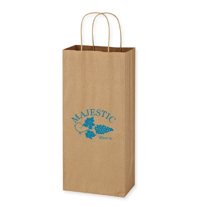 Kraft Paper Brown Wine Bag - 5.25" x 13" Kraft Paper Brown Wine Bag - 5.25" x 13"