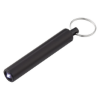 Mini Cylinder LED Flashlight Key Tag Black