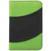 Non-Woven 5" x 7" Bubble Padfolio Black/Lime Green