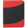 Non-Woven 8 1/2" x 11" Bubble Padfolio Black/Red