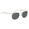 Panama Sunglasses White w/ Silver Accents