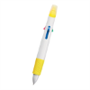 Quatro Pen With Highlighter White/Yellow