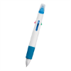 Quatro Pen With Highlighter White/Blue