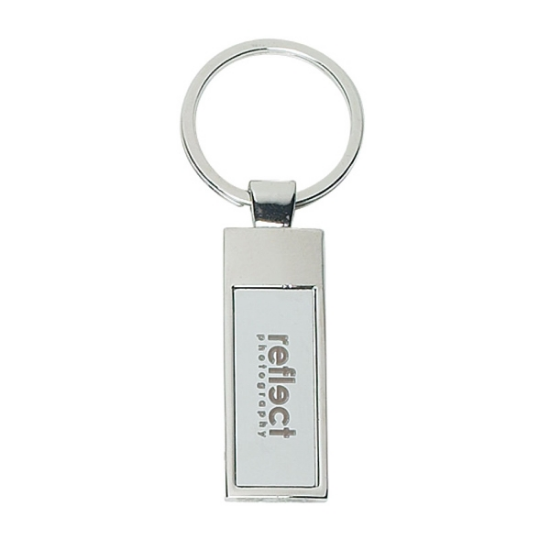 Rectangle Metal Key Tag