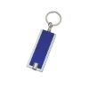 Rectangular LED Key Chain Blue/Silver Trim