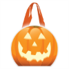 Reflective Halloween Pumpkin Tote Bag-Front