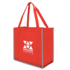 Reflective Large Grocery Tote Bag-Red
