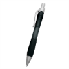 Rio Ballpoint Pen With Contoured Rubber Grip Translucent Black