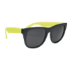 Rubberized Sunglasses Yellow w/ Black