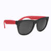 Rubberized Sunglasses Red w/ Black