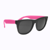 Rubberized Sunglasses Pink w/ Black
