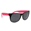 Rubberized Sunglasses Pink w/ Black
