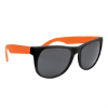 Rubberized Sunglasses Orange w/ Black