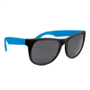 Rubberized Sunglasses Blue w/ Black