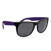 Rubberized Sunglasses Purple w/ Black