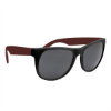 Rubberized Sunglasses Maroon w/ Black