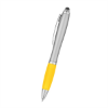 Satin Stylus Pen Silver/Yellow Grip