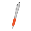 Satin Stylus Pen Silver/Orange Grip