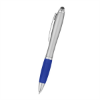 Satin Stylus Pen Silver/Blue Grip