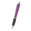 Satin Stylus Pen Purple/Black Grip