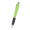 Satin Stylus Pen Lime Green/Black Grip