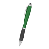 Satin Stylus Pen Green/Black Grip