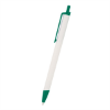 Slim Click Pen White/Green Trim