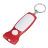 Slim LED Light Key Chain Red/White Accents