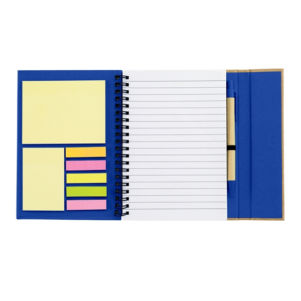 Custom Spiral Notebook with Sticky Notes and Flags in bulk | Save Your Ink