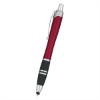 Tri-Band Pen with Stylus Red