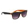 Two-Tone Malibu Sunglasses Orange w/ Black