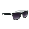 Two-Tone Malibu Sunglasses White w/ Black